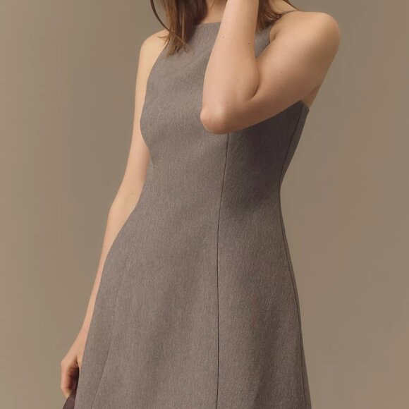 Anthropologie Gray Mini Dress - Picture 2 of 4